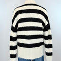 Illene Sweater in Cream and Black Stripe-131 - Sweaters F/W (June - Nov)-Little Bird Boutique