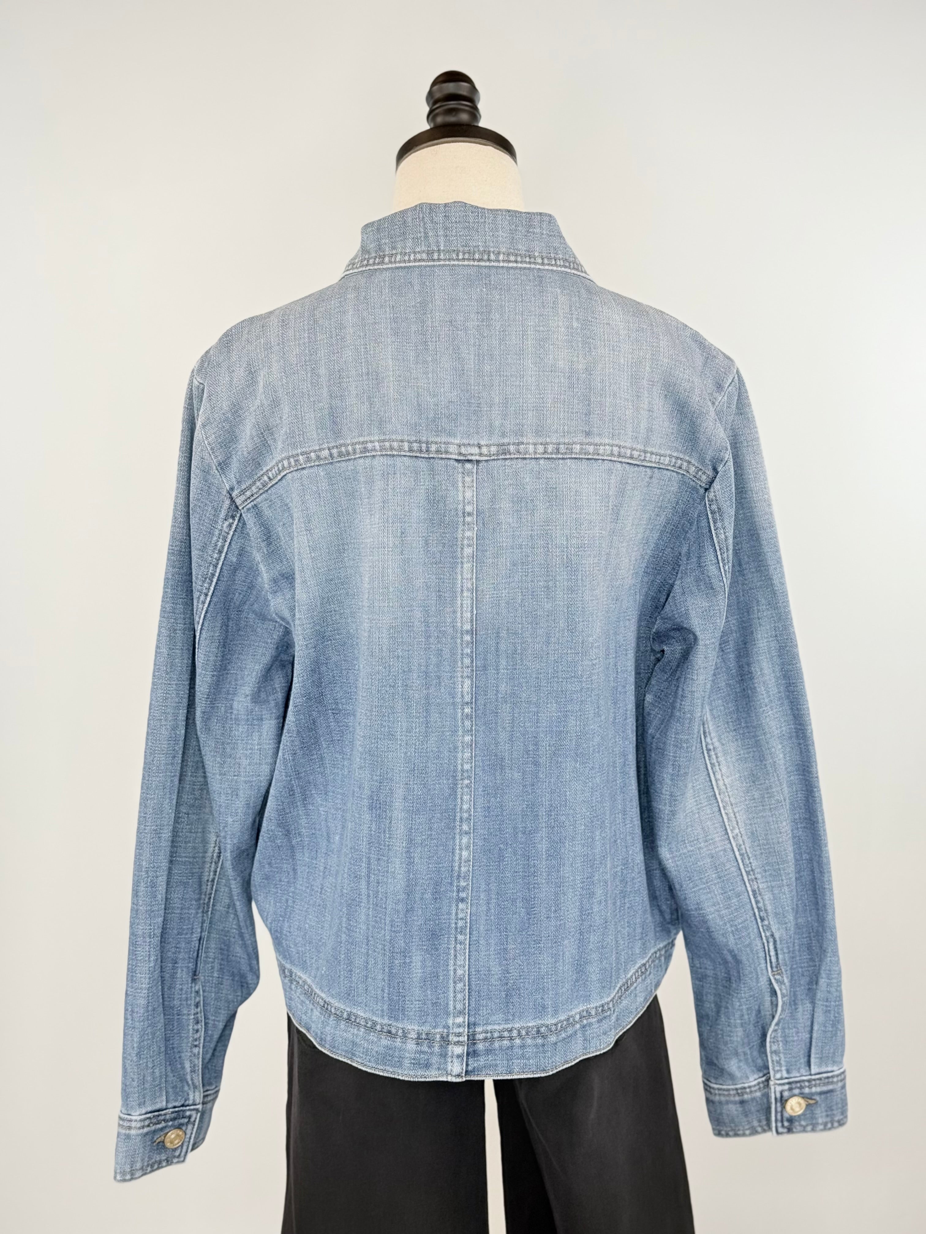 Kut Arya Shirt Jacket in Medium Wash-145 Denim Jackets-Little Bird Boutique