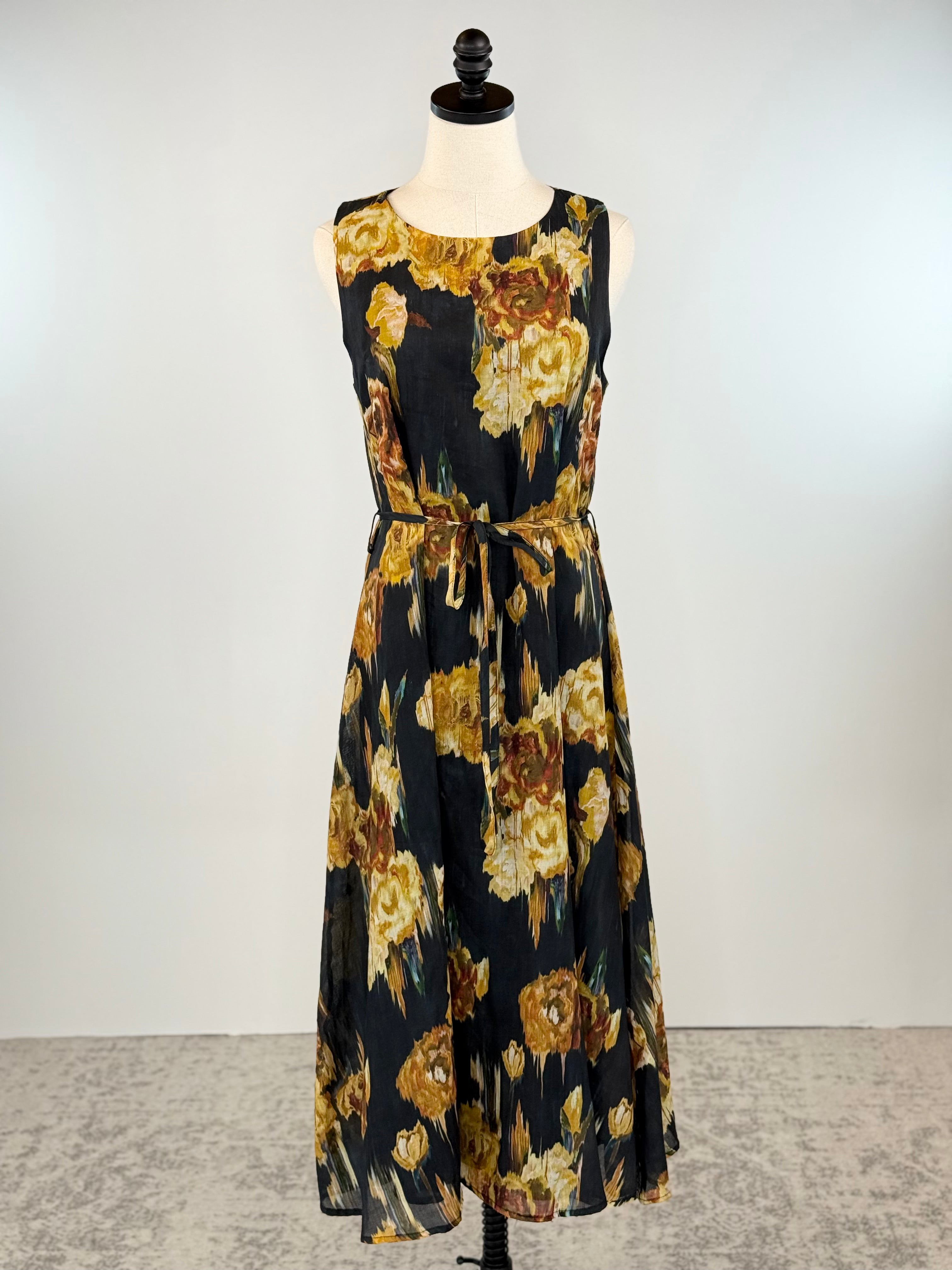 Bella Dress in Navy-152 Dresses - Long-Little Bird Boutique