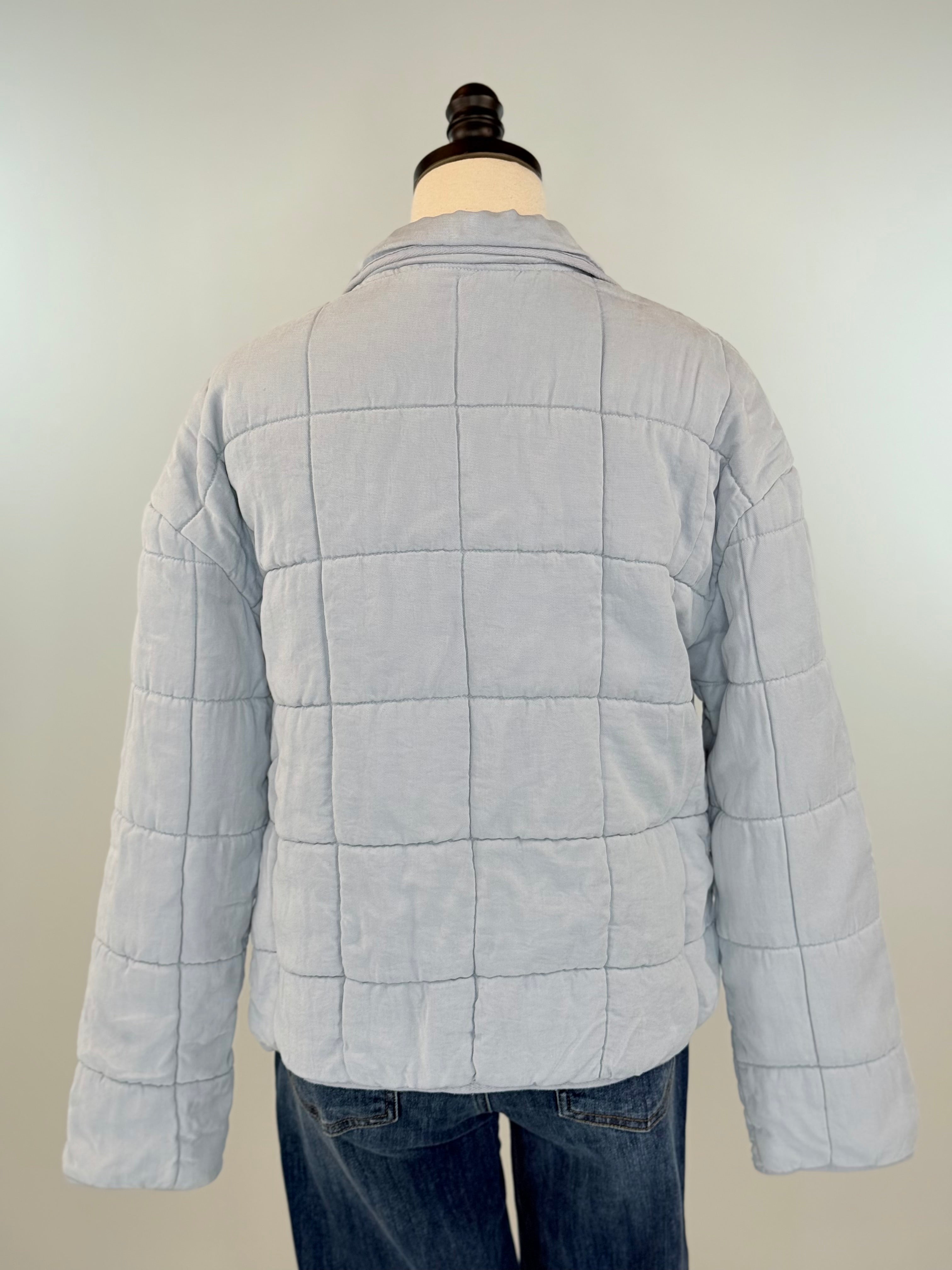 Thread and Supply Brina Jacket in Light Denim-141 Outerwear Coats & Jackets-Little Bird Boutique