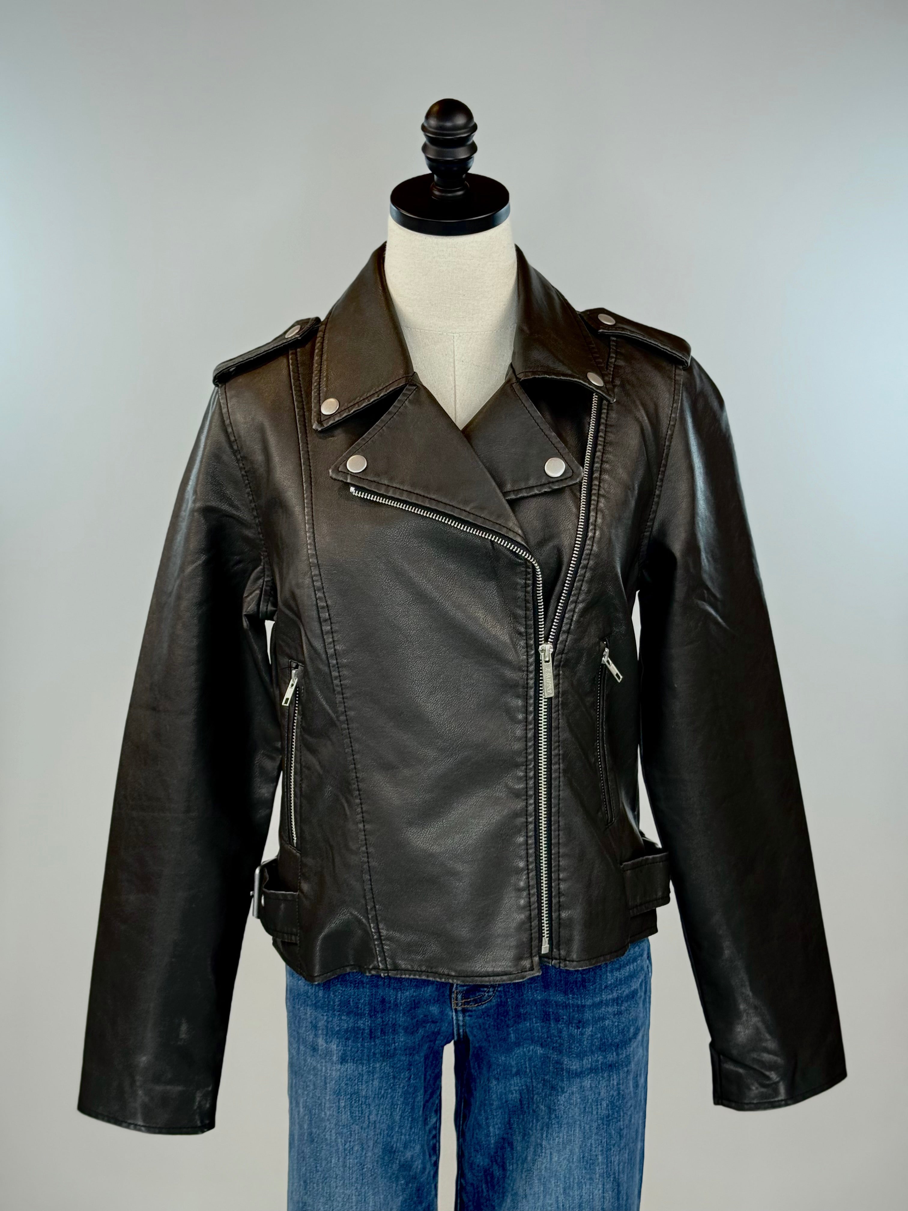 Z Supply Alchemy Moto Jacket in Black-141 Outerwear Coats & Jackets-Little Bird Boutique