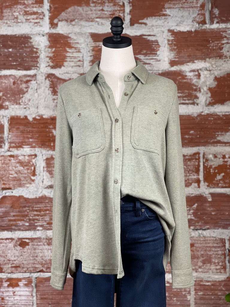 Thread & Supply Lewis Top in Light Olive