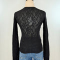 Z Supply Tibi Scoop Mesh Sweater in Black-121 - Jersey Tops F/W (June - Nov)-Little Bird Boutique