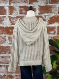 Open Knit Sweater in Stone-130 Sweaters-Little Bird Boutique