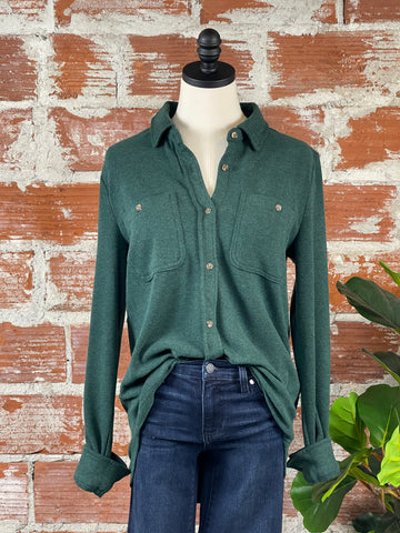 Thread & Supply Lewis Top in Evergreen