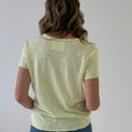 Dear John Vanya Tee in Pale Lime-122 - Jersey Tops S/S (Dec - May)-Little Bird Boutique