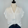 Valor Top in White-111 - Woven Top F/W (June- Nov)-Little Bird Boutique