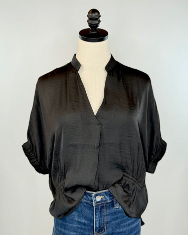 Jules Top in Black-111 - Woven Top F/W (June- Nov)-Little Bird Boutique
