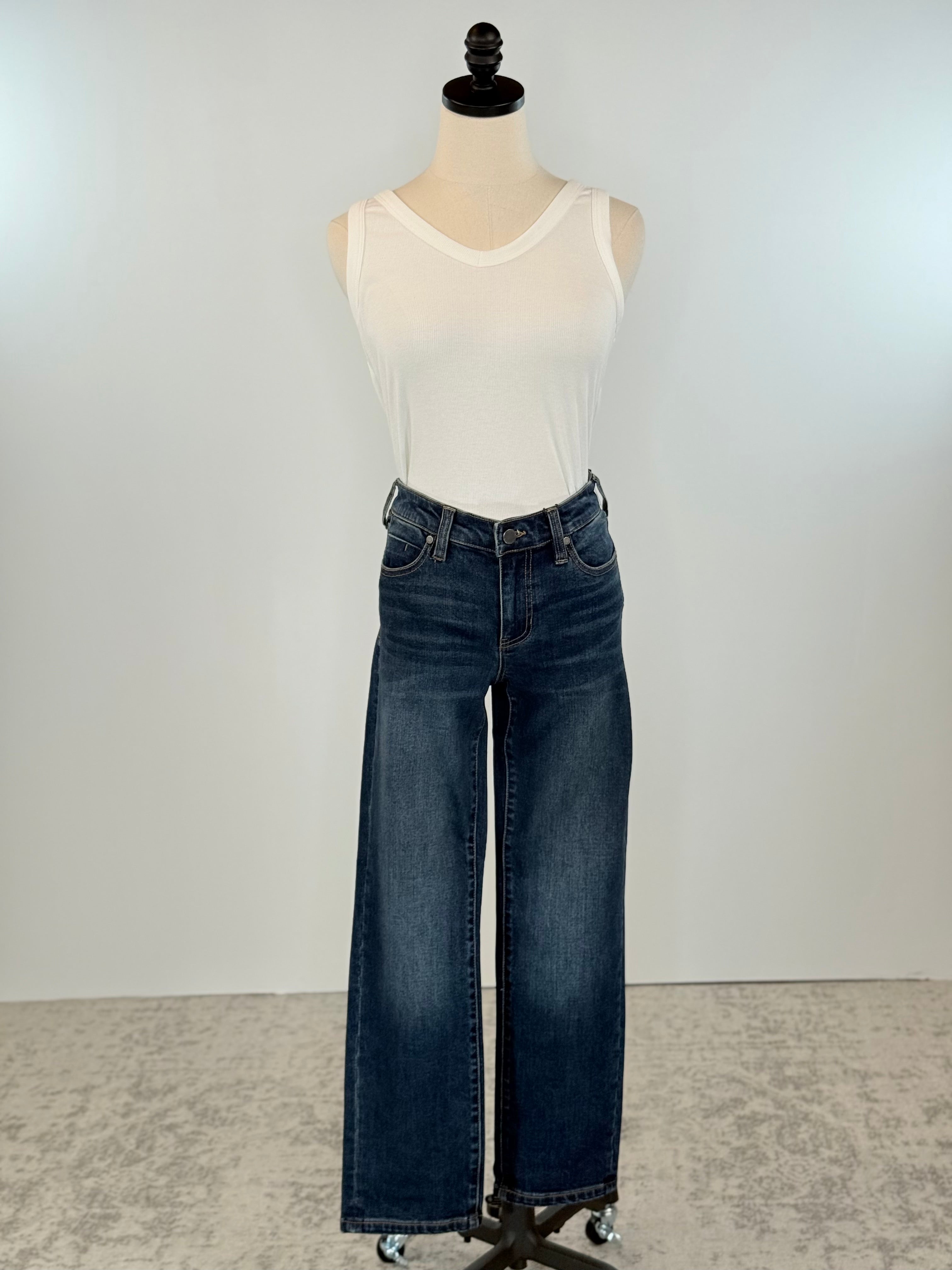Liverpool Non Skinny Skinny Denim in Gleason-210 Denim-Little Bird Boutique