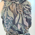 Palm Dress in Navy Multi-152 Dresses - Long-Little Bird Boutique