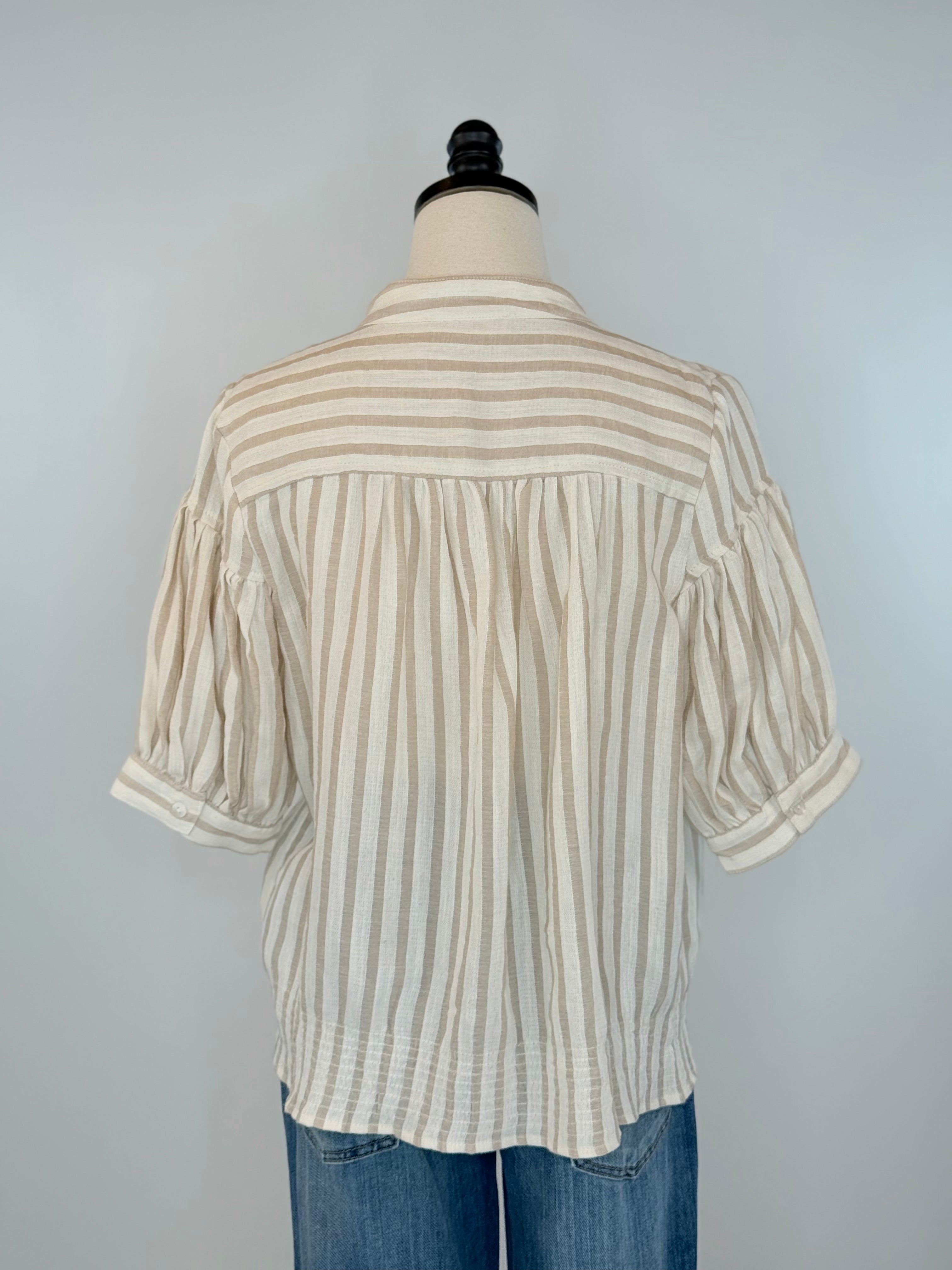 Millie Top in Taupe