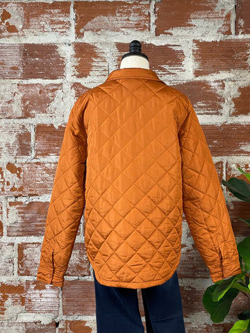 Quilted Jacket in Copper