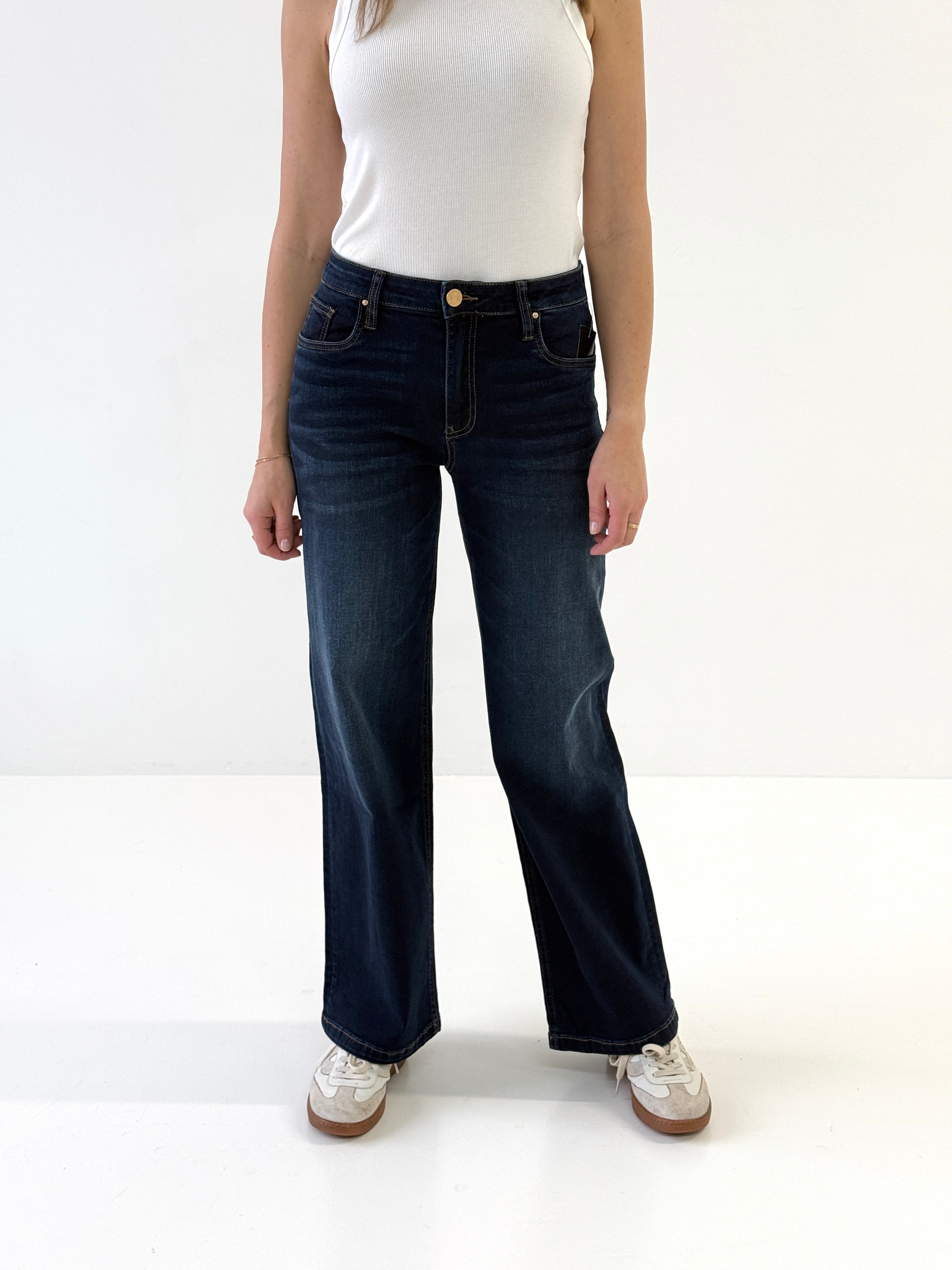 Kut from the Kloth Jean High Rise in Fortitude Wash-210 Denim-Little Bird Boutique