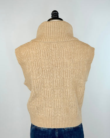 Kerisma Marlene Sweater Vest in Camel-131 - Sweaters F/W (July - Dec)-Little Bird Boutique