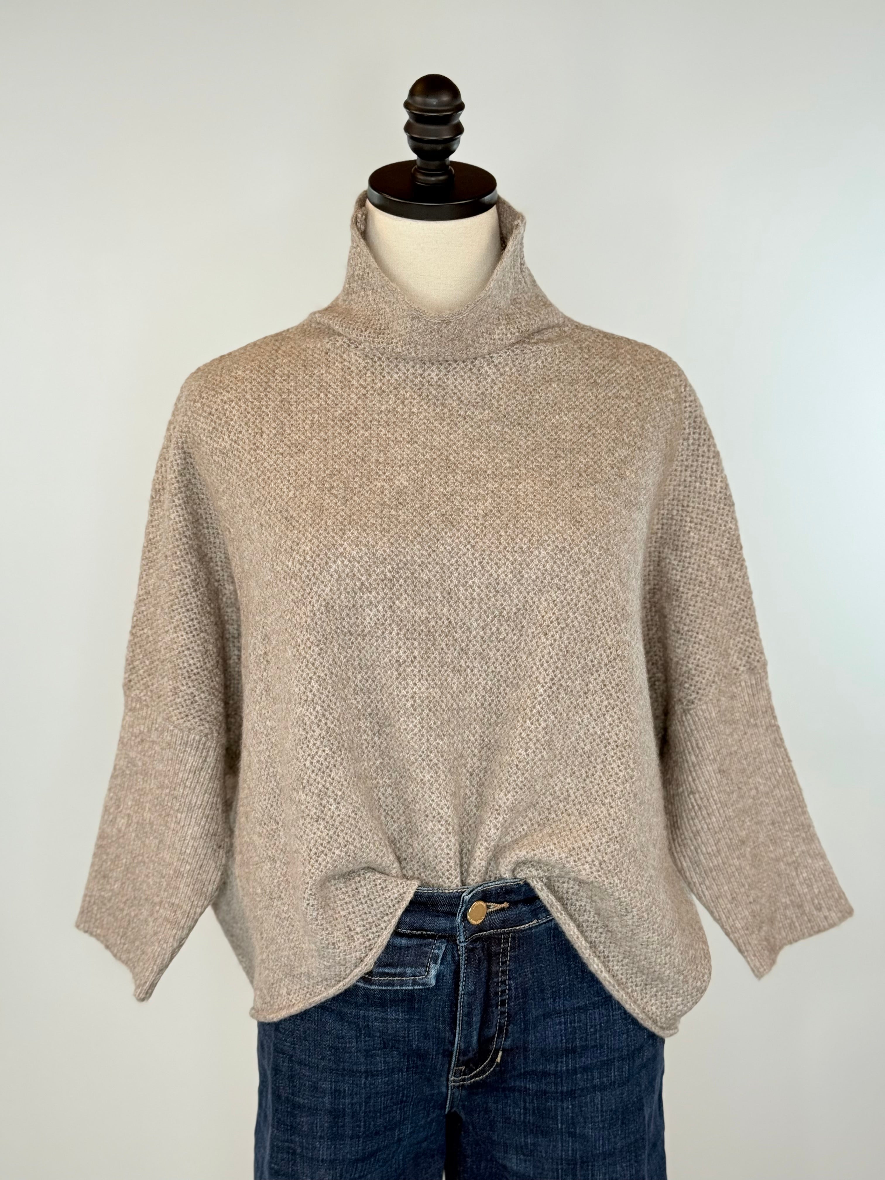 Kerisma Aja London Sweater in Taupe-131 - Sweaters F/W (June - Nov)-Little Bird Boutique