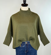 Kerisma Aja Sweater in Olive-131 - Sweaters F/W (July - Dec)-Little Bird Boutique