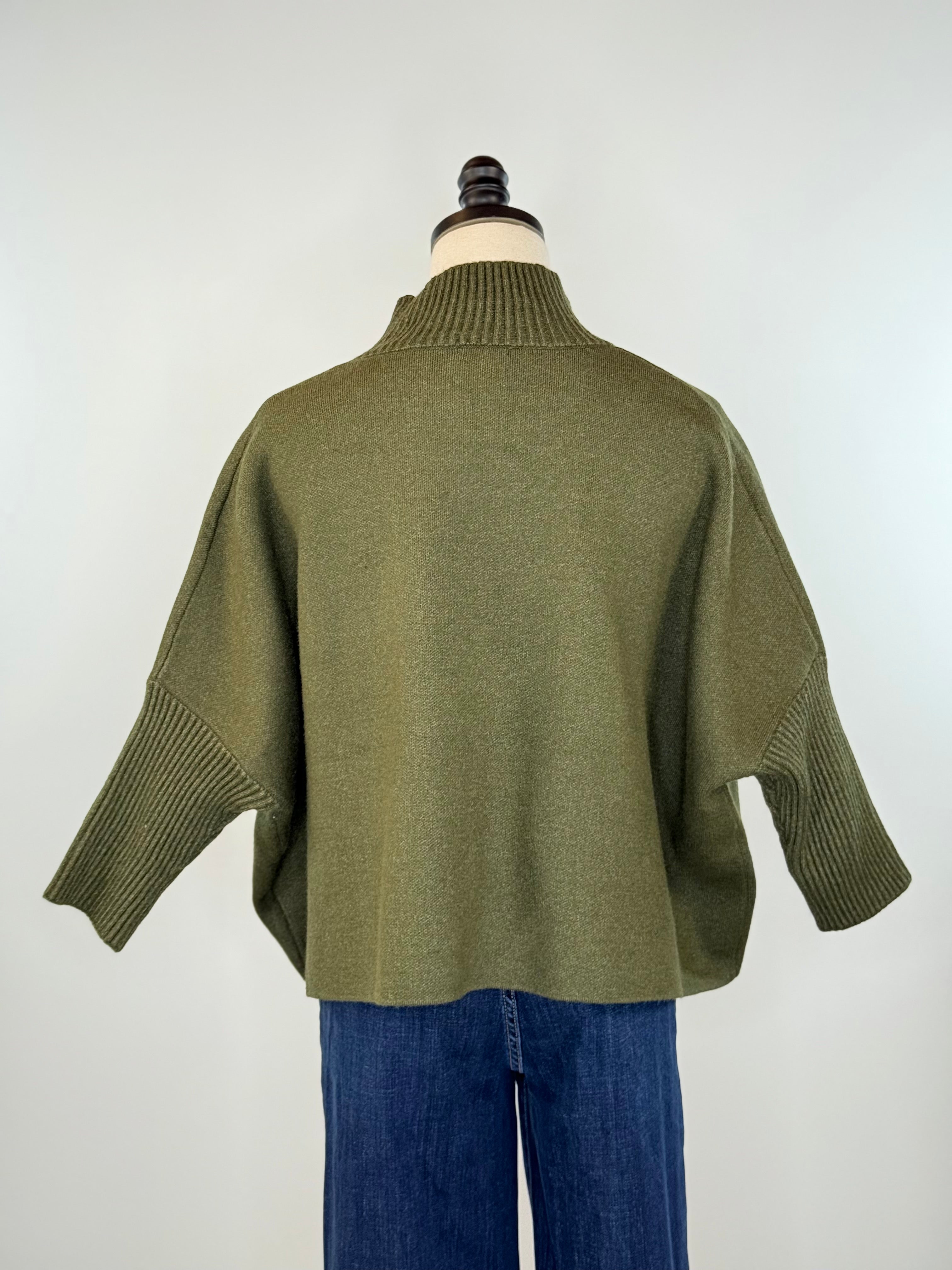 Kerisma Aja Sweater in Olive-131 - Sweaters F/W (July - Dec)-Little Bird Boutique