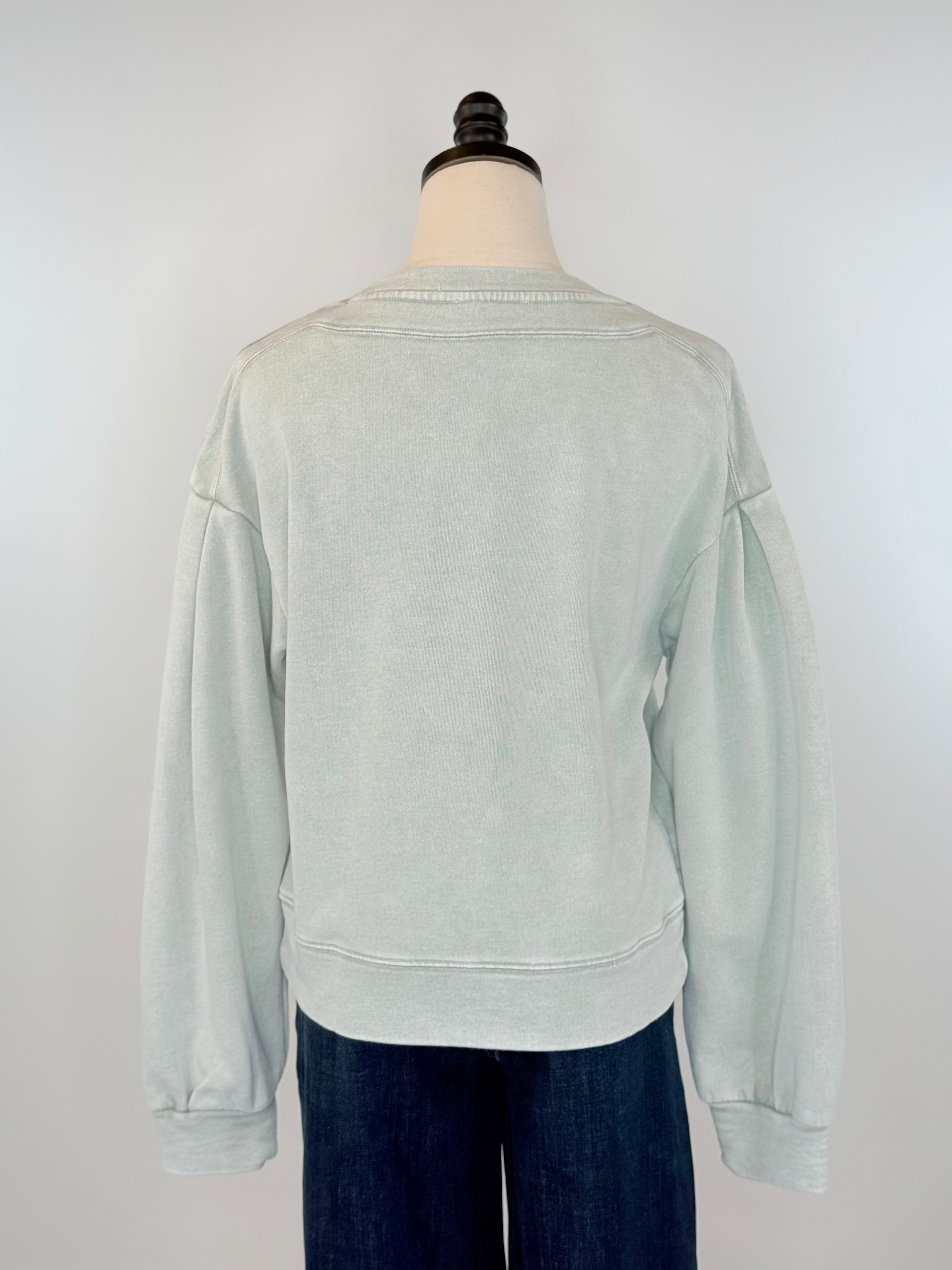 Anthem the Label Duet Pullover in Seagrass-142 Sweatshirts & Hoodies-Little Bird Boutique