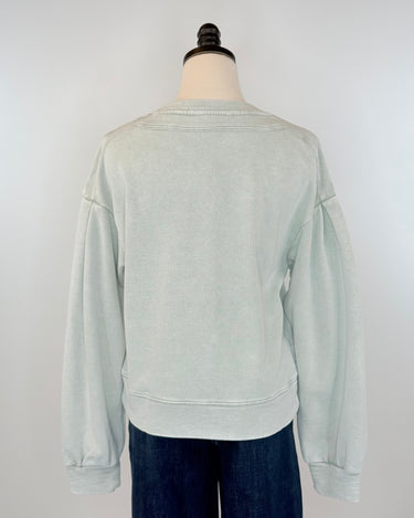 Anthem the Label Duet Pullover in Seagrass-142 Sweatshirts & Hoodies-Little Bird Boutique