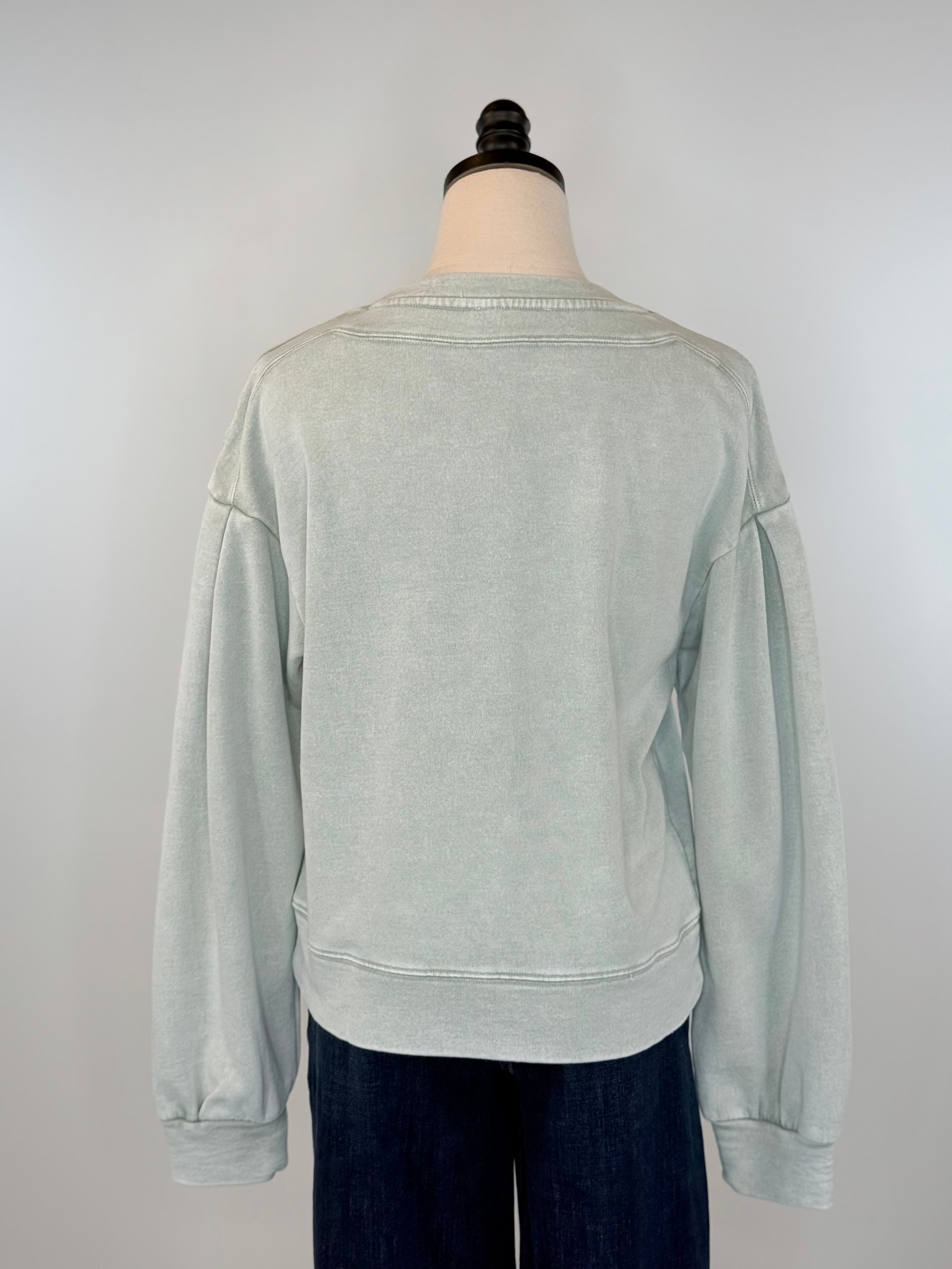 Anthem the Label Duet Pullover in Seagrass-142 Sweatshirts & Hoodies-Little Bird Boutique