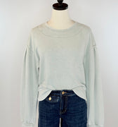 Anthem the Label Duet Pullover in Seagrass-142 Sweatshirts & Hoodies-Little Bird Boutique