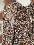 Veronica M. Flare Sleeve Blouse in Isola-112 Woven Tops - Long Sleeve-Little Bird Boutique