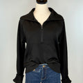 Thread and Supply Caroline Pullover in Black-142 Sweatshirts & Hoodies-Little Bird Boutique