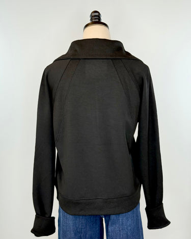 Thread and Supply Caroline Pullover in Black-142 Sweatshirts & Hoodies-Little Bird Boutique