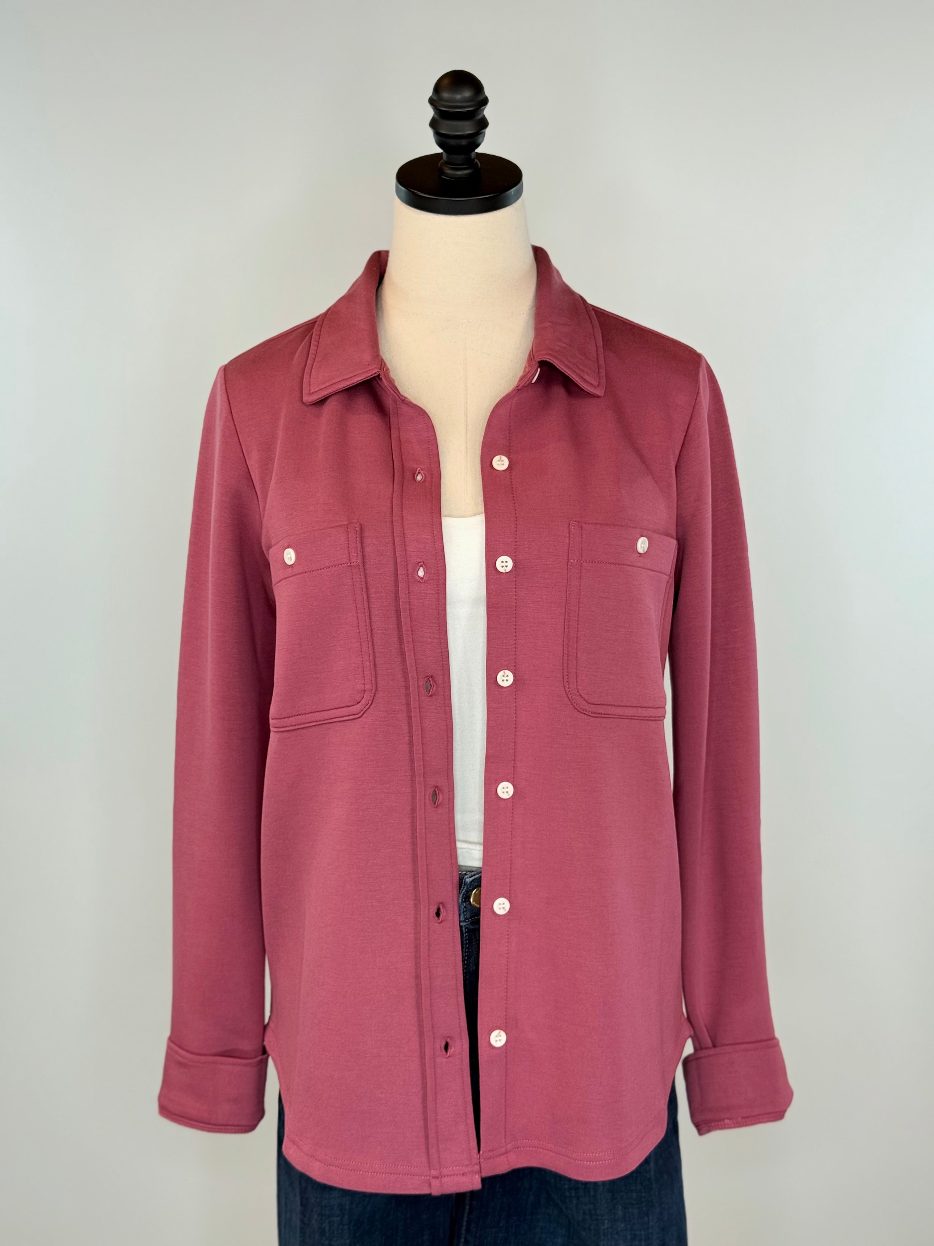 Thread and Supply Mildred Top in Vintage Rose-111 - Woven Top F/W (June- Nov)-Little Bird Boutique