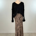 Z Supply Izabel Leopard Maxi Skirt-231 Skirts-Little Bird Boutique