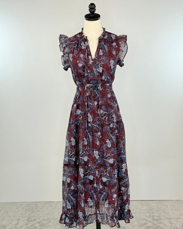 Quenby Dress in Deep Wine-152 Dresses - Long-Little Bird Boutique