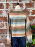 Weekend Los Angeles Ravi Sweater in Autumn Stripe-130 Sweaters-Little Bird Boutique