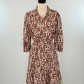 Jak and Rae Nichola Dress in Bordeaux-151 Dresses - Short-Little Bird Boutique
