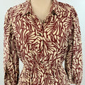 Jak and Rae Nichola Dress in Bordeaux-151 Dresses - Short-Little Bird Boutique