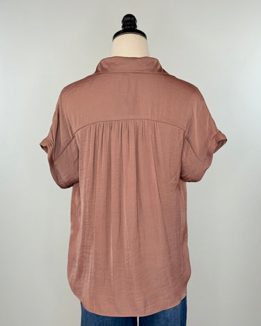 Sullivan Top in Mauve-111 - Woven Top F/W (June- Nov)-Little Bird Boutique