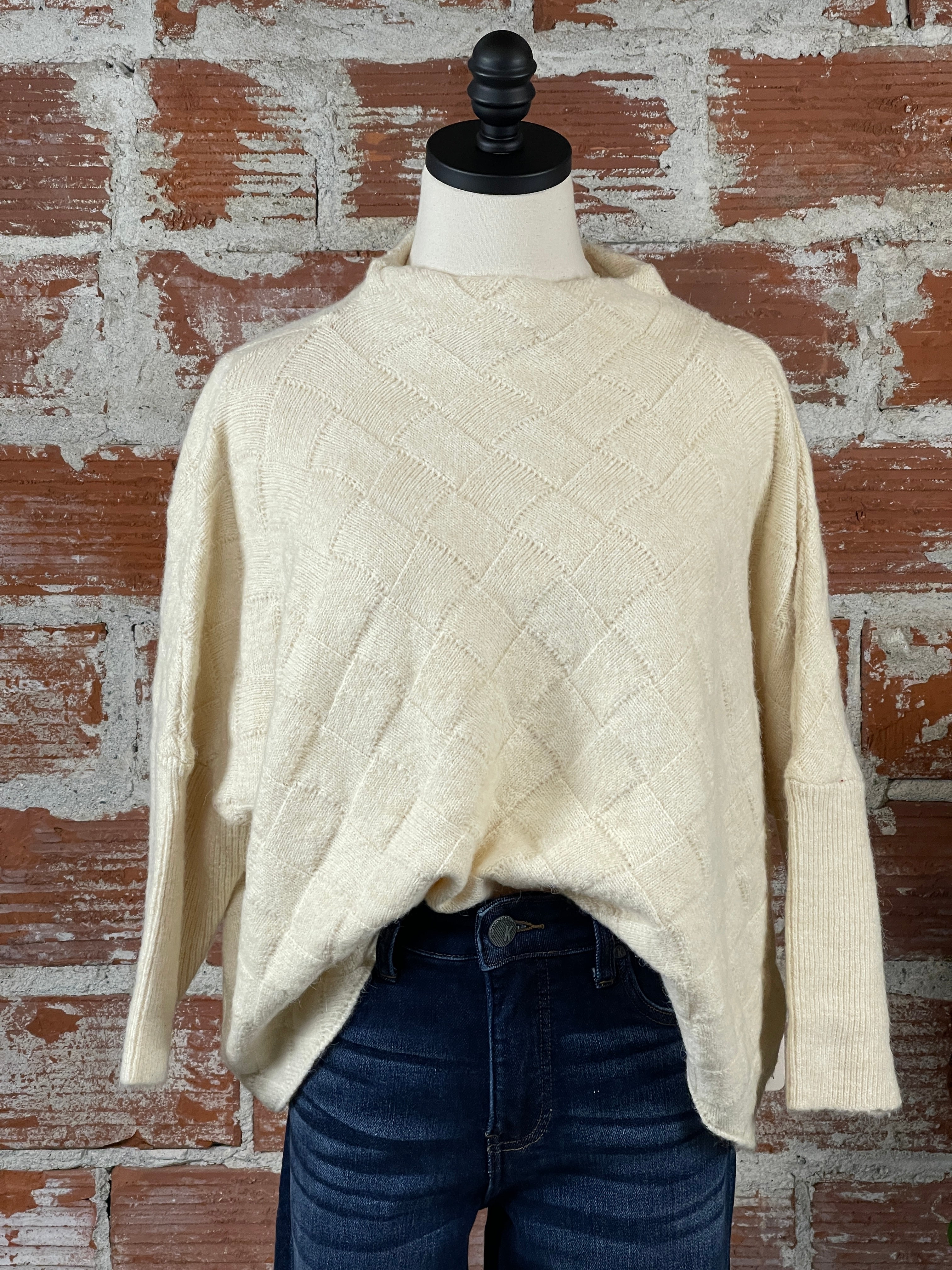 Kerisma Rowena Sweater in Cream-131 - Sweaters F/W (July - Dec)-Little Bird Boutique