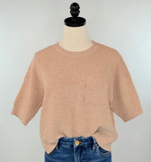 Riley Sweater in Almond-131 - Sweaters F/W (June - Nov)-Little Bird Boutique