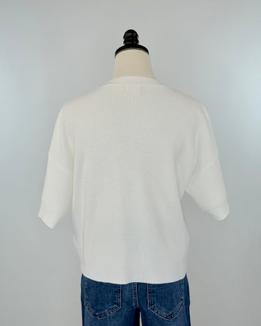 Riley Sweater in Off White-131 - Sweaters F/W (June - Nov)-Little Bird Boutique