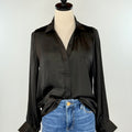 Sinclair Blouse in Black-111 - Woven Top F/W (June- Nov)-Little Bird Boutique