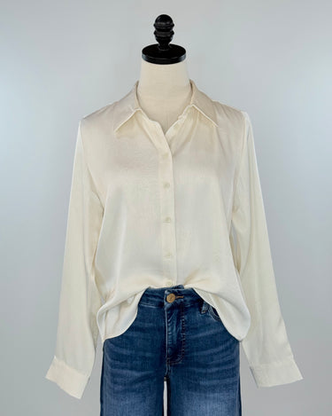 Jak and Rae Adelynn Blouse in Cream-111 - Woven Top F/W (June- Nov)-Little Bird Boutique