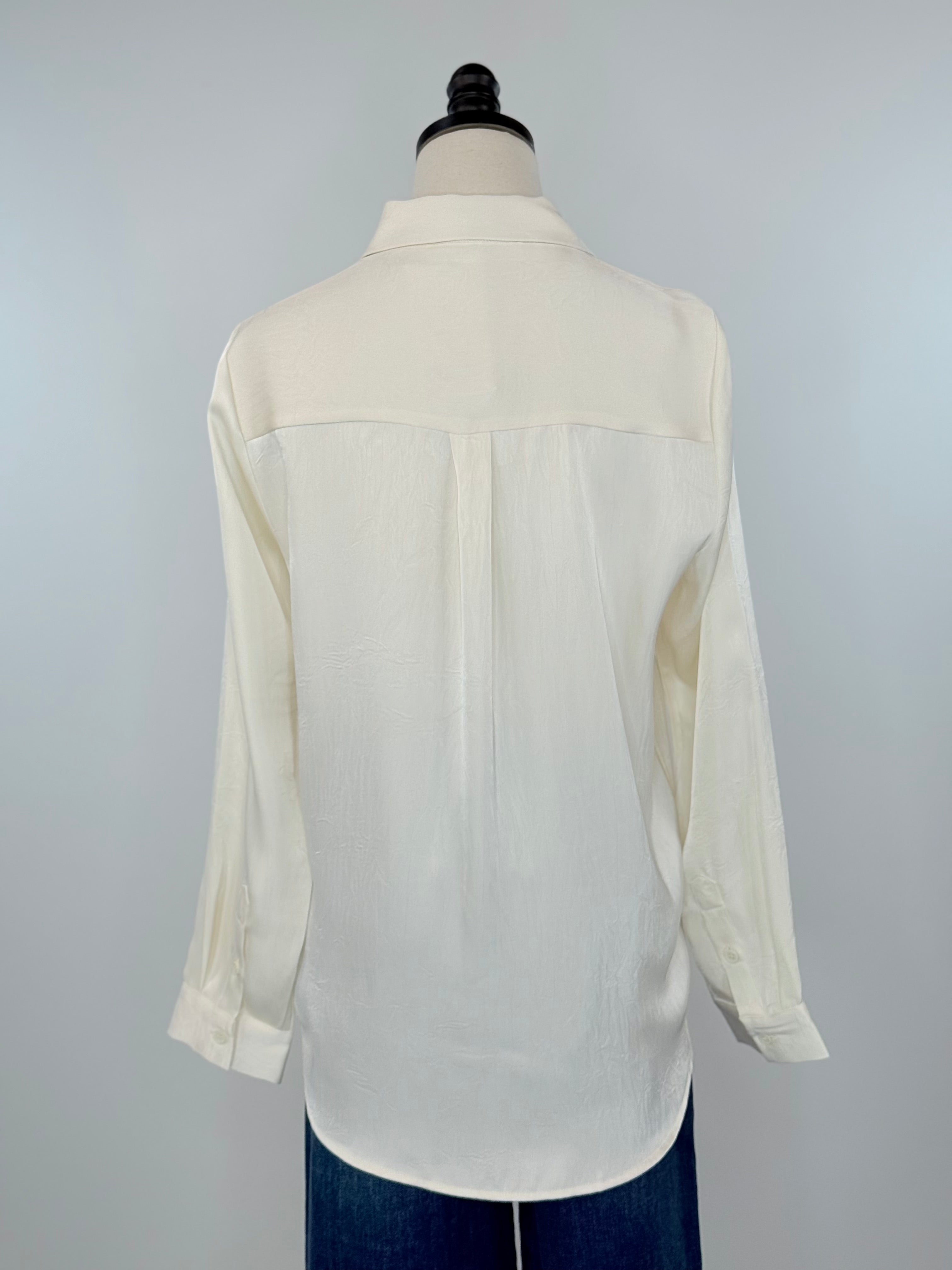 Jak and Rae Adelynn Blouse in Cream-111 - Woven Top F/W (June- Nov)-Little Bird Boutique