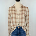 Blake Top in Cream-111 - Woven Top F/W (June- Nov)-Little Bird Boutique