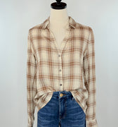 Blake Top in Cream-111 - Woven Top F/W (June- Nov)-Little Bird Boutique