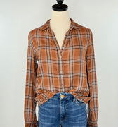 Blake Top in Ginger-111 - Woven Top F/W (June- Nov)-Little Bird Boutique