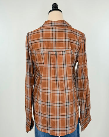 Blake Top in Ginger-111 - Woven Top F/W (June- Nov)-Little Bird Boutique