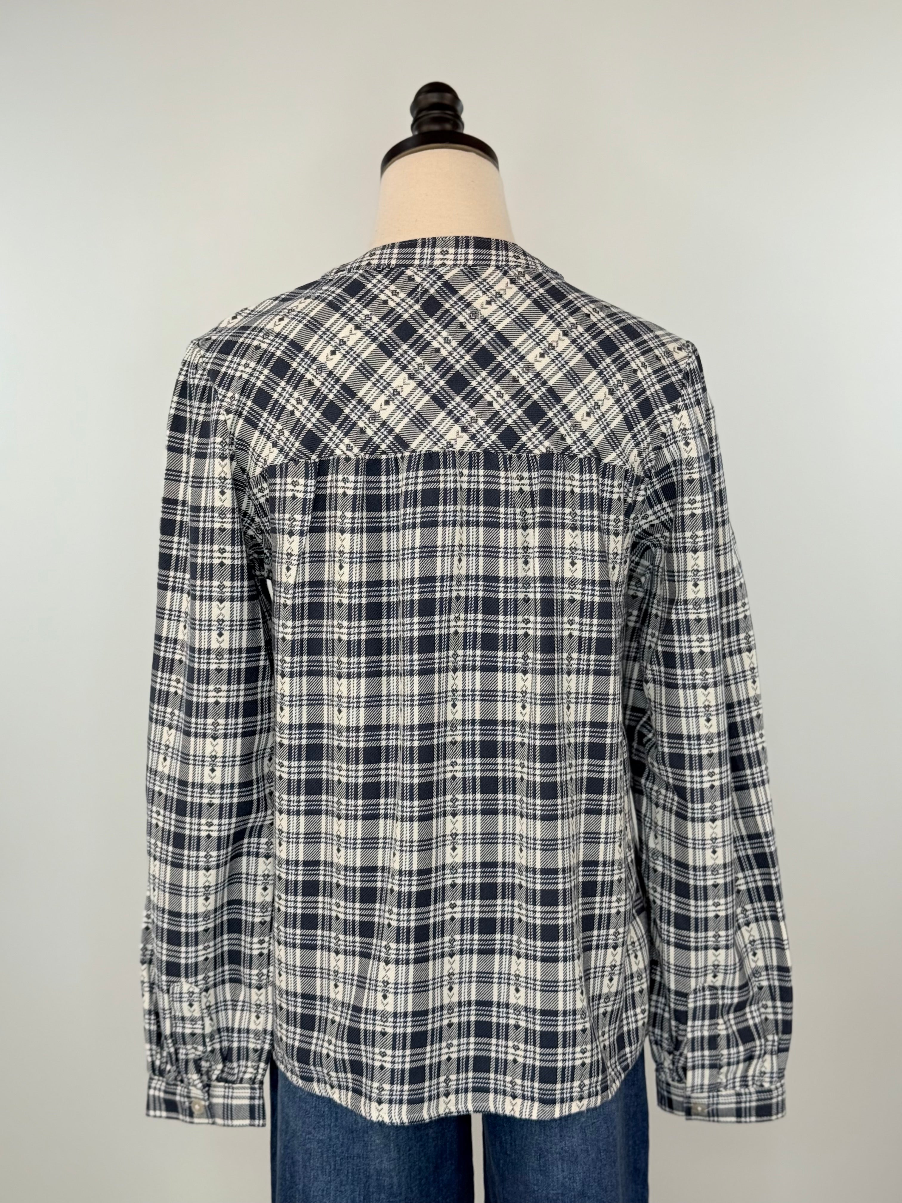 Thread and Supply Irene Top in Navy