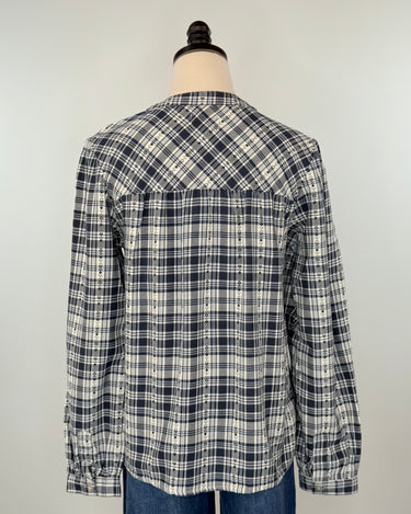 Thread and Supply Irene Top in Navy-111 - Woven Top F/W (June- Nov)-Little Bird Boutique