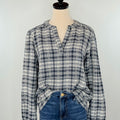 Thread and Supply Irene Top in Navy-111 - Woven Top F/W (June- Nov)-Little Bird Boutique