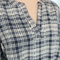 Thread and Supply Irene Top in Navy-111 - Woven Top F/W (June- Nov)-Little Bird Boutique