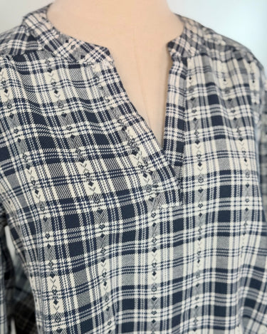 Thread and Supply Irene Top in Navy-111 - Woven Top F/W (June- Nov)-Little Bird Boutique